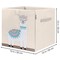 Foldable Animal Cube Storage Bins Fabric Toy Box/Chest/Organizer for Kids Nursery, 13 inch (Llama)